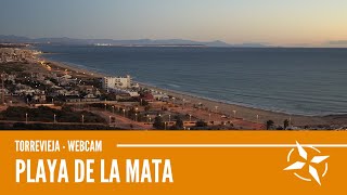 Playa de La Mata  Webcam de Torrevieja [upl. by Audette408]