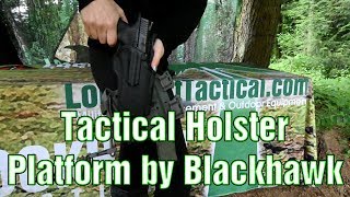 Blackhawk Tactical Leg Pistol Holster Platform amp Compatible Accessories [upl. by Eiffe7]