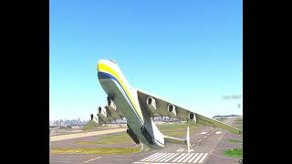 Worlds Heaviest Aircraft Antonov An225 Mriya Stunning Take Off [upl. by Lam]