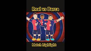 The Ultimate Rivalry Real Madrid vs Barcelona Match Highlights [upl. by Nalyak]