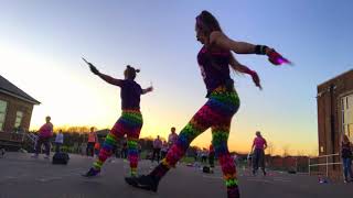 Clubbercise outside at sunset [upl. by Adnolohs]