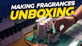 Making Fragrance Series Unboxing Raw Materials [upl. by Trahern]