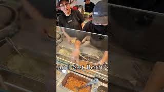 How to order chipotle 🤗 shorts trolling troll chipotle funny [upl. by Eenafit]