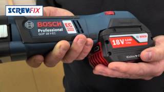 Screwfix  Bosch 18v Wireless Charging 6pc Kit 3 x 40Ah [upl. by Beaston]