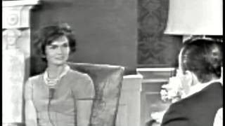 March 24 1961  New First Lady Jacqueline Kennedy interviewed by Sander Vanocur [upl. by Novonod]