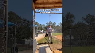 POV Teammate Gets a New Glove🤣 baseball comedy 44pro 44progloves [upl. by Stutzman]