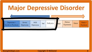 Mood Disorders Major Depressive Disorder amp Bipolar Type 1 Cyclothymia Hypomania MDD [upl. by Ttelrats]