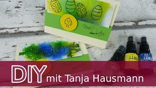 Anleitung Karte zu Ostern basteln  Osterkarte  cardmaking Tutorial  deutsch [upl. by Acined760]