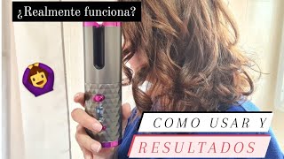 🙆‍♀️ Rizador de Pelo automático inalámbrico  Tutorial completo y funciones [upl. by Colligan]