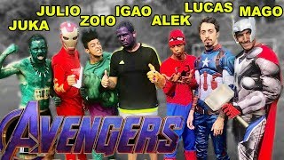 THANOS DE OSASCO DESAFIA VINGADORES PARA UM DUELO ESPORTIVO [upl. by Ajoop]