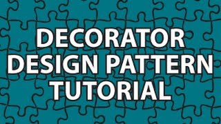 Decorator Design Pattern [upl. by Suolekcin]