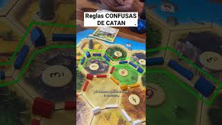 🎲 Reglas CONFUSAS de Catan 🎲 Construcción en medio de carretera rival 🏠 [upl. by Ijan]