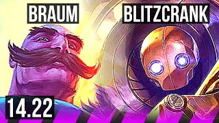 BRAUM amp Ashe vs BLITZCRANK amp Corki SUP  68 winrate  NA Master  1422 [upl. by Ymmac]