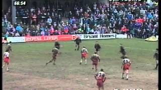 Widnes v Wigan  1995 Challenge Cup Quarter Final [upl. by Yemarej]