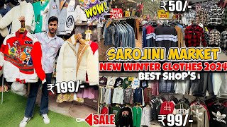 Sarojini Nagar Market Delhi🤯Boys Winter Collection 2024  Sarojini Nagar Market Latest Collection [upl. by Eclud]