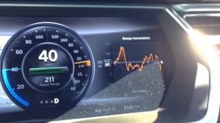 Tesla Model S motor induction sound through AM radio [upl. by Ecnahs]