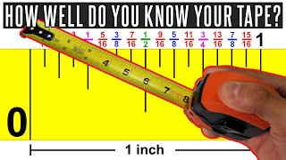 Learn How to Read Your Tape Measure [upl. by Hannaj290]