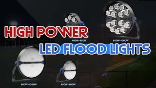 300w1000w High Power Led Outdoor Flood Lights Waterproof Stadium Lights [upl. by Mellman]