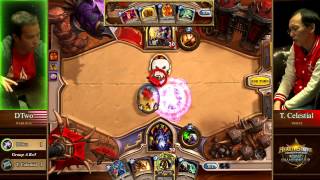 DTwo vs Tiddler Celestial  Group A  Match 3  Hearthstone World Championship 2014 [upl. by Rainah]