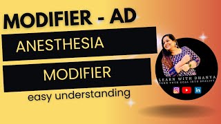 AD MODIFIER CPTMODIFIER LEARNWITHDHANYA MEDICALCODING cpcexam [upl. by Henning]