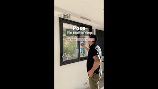 Comment lutter contre le visàvis Pose dun film dépoli sur vitrage  DÉCO O ROULEAU [upl. by Anaigroeg425]