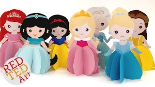 3d Princess Paper Doll Coloring Pages [upl. by Moneta]