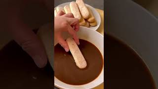 Easy tiramisu recipe short shorts cookwithay [upl. by Anual]