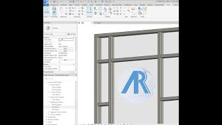 Creating new mullion sizes and changing mullions in Curtain Walls Revit Tutorial [upl. by Dacey]