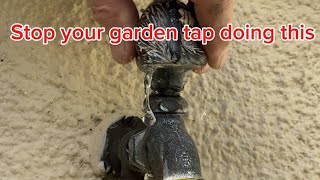 Install and repair of an outside garden tap A DIY step by step guide plumbing diy [upl. by Ahseiyk]