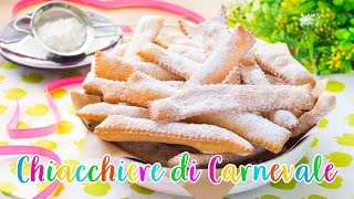 Chiacchiere di Carnevale  Frappe  Bugie  Ricetta Dolci di Carnevale  55Winston55 [upl. by Riesman]