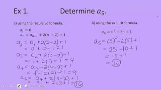 Recursive vs Explicit Formulas [upl. by Arayk239]