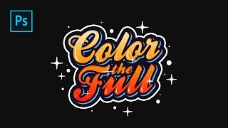 How to Create Colorful Text Effect in Photoshop  Typography lettering Photoshop Tutorials [upl. by Eytak657]