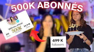 500 k abonnés  🥳🥳🙏 [upl. by Ennywg467]