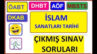 İSLAM SANATLARI TARİHİ  ÇIKMIŞ SINAV SORULARI [upl. by Liu]