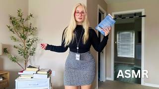 Full Body Massage at the Library Stop Studying So Hard ASMR [upl. by Ahseenyt]