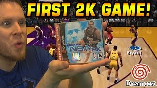 FIRST NBA 2K GAME DREAMCAST THROWBACK [upl. by Hillary]