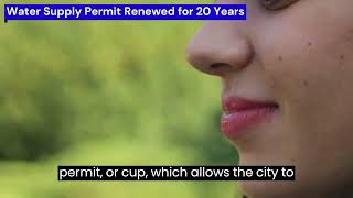 20Year Consumptive Use Permit Extension [upl. by Wyly]