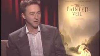 Edward Norton Interview  The Painted Veil [upl. by Lyrahc819]