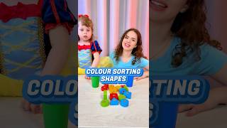 Color Sorting and Shapes for Toddlers  Educational Activities for Toddlers shorts [upl. by Gerladina]