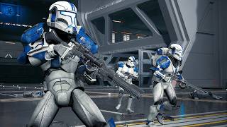 501st Legion Clone Troopers vs Separatist Droid Army  STAR WARS JEDI SURVIVOR NPC Wars [upl. by Rather]