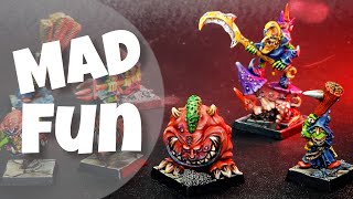 How to PAINT Gloomspite Gitz  Contrast paints and Colorful RESULTS [upl. by Miahc]