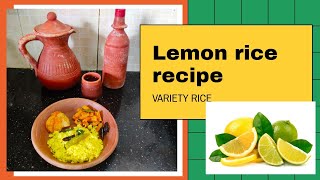 Lemon rice recipehow to make lemon ricevariety rice recipelunch box recipetiffin recipe [upl. by Rexfourd]