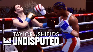 TAYLOR vs SHIELDS PRO CPU  Undisputed  Quick Fight 4K PS5 [upl. by Zwiebel]