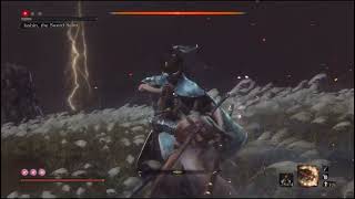 Beating the final boss of Sekiro for my first playthrough [upl. by Felske]