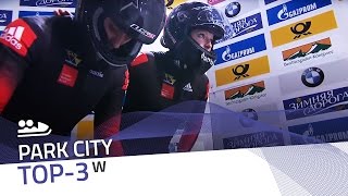 Park City  Womens Bobsleigh Top3  IBSF Official [upl. by Engedus]