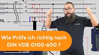 Wie Messe und Prüfe ich richtig nach DIN VDE 0100  600 [upl. by Fita]