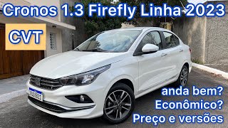 FIAT CRONOS 13 CVT anda bem Econômico Preço versões ficha técnica e consumo [upl. by Bonilla27]