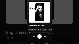 sting  Englishman in new York newyork sting oldpop guitar 노래추천 song music [upl. by Amsaj]