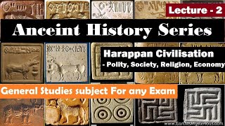 2 Ancient History Harappan Civilisation Part  1 generalstudies allcompetitiveexams [upl. by Powers]