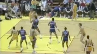 1986 Knicks vs Lakers Rare Full Game [upl. by Bille]